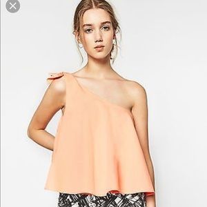 Coral Zara top